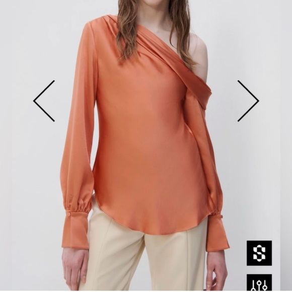 Jonathan Simkhai Alice One Shoulder Top XL